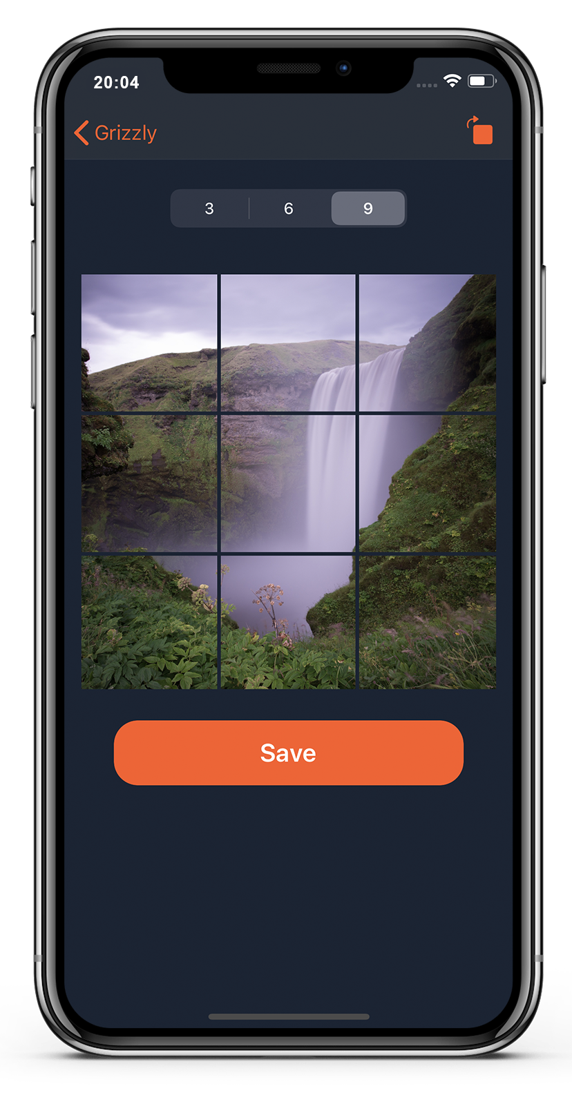 Grizzly App Interface